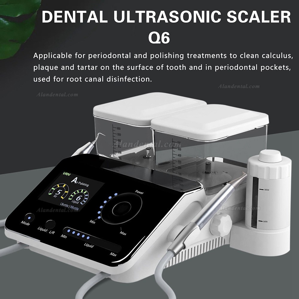 VRN-Q6 6 In 1 Ultrasonic Scaler + Air Polisher (Ultrasonic Periodontal Treatment Device)